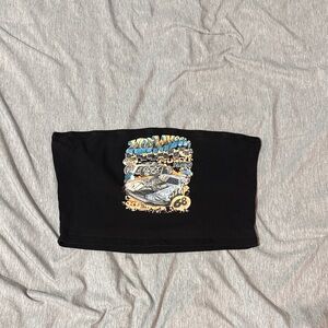 SHEIN Black and multicolored TubeTop